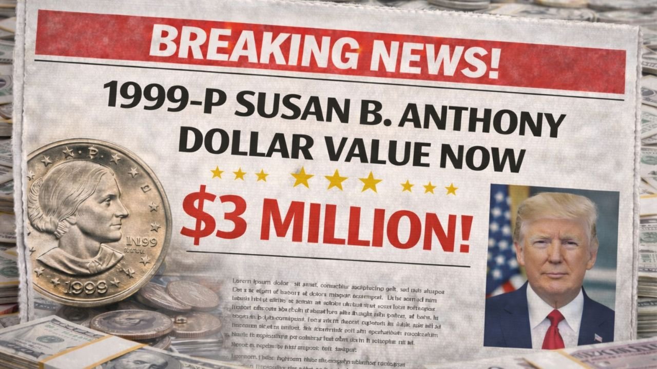 1999-P Susan B. Anthony Dollar Value 2026: Rare Errors & Collector Prices