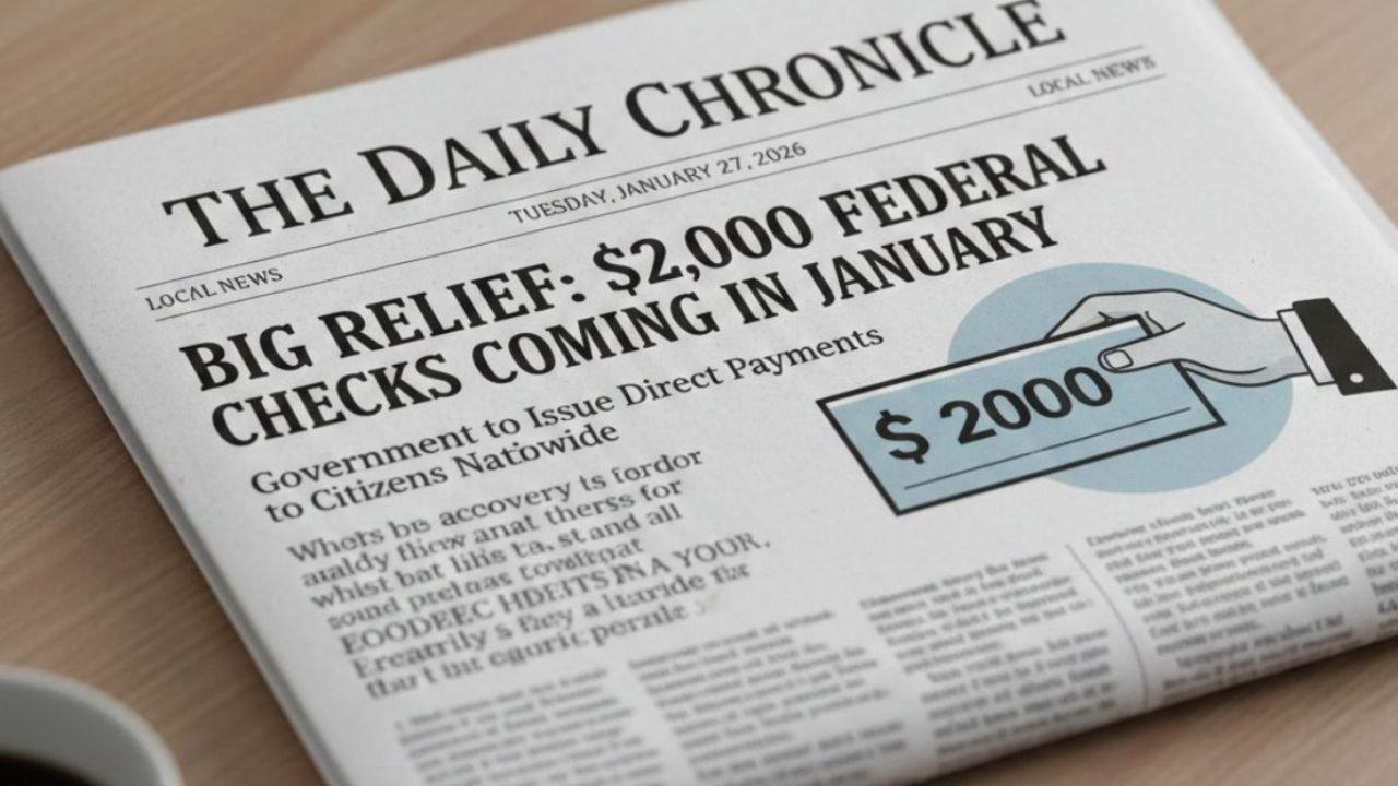 $2,000 Federal Checks Coming in January? Who Could Qualify If Approved