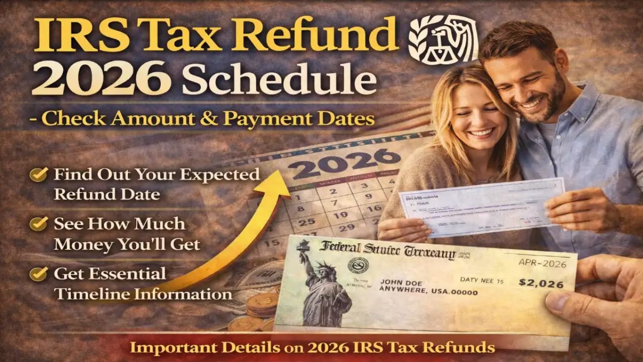 IRS Tax Refund 2026 Schedule – Check Amount & Payment Dates