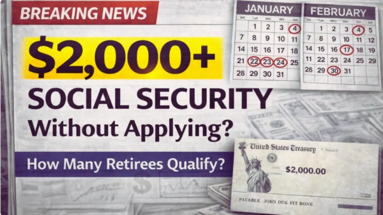 Social Security Over $2,000 a Month: How Many Retirees Qualify Without Applying